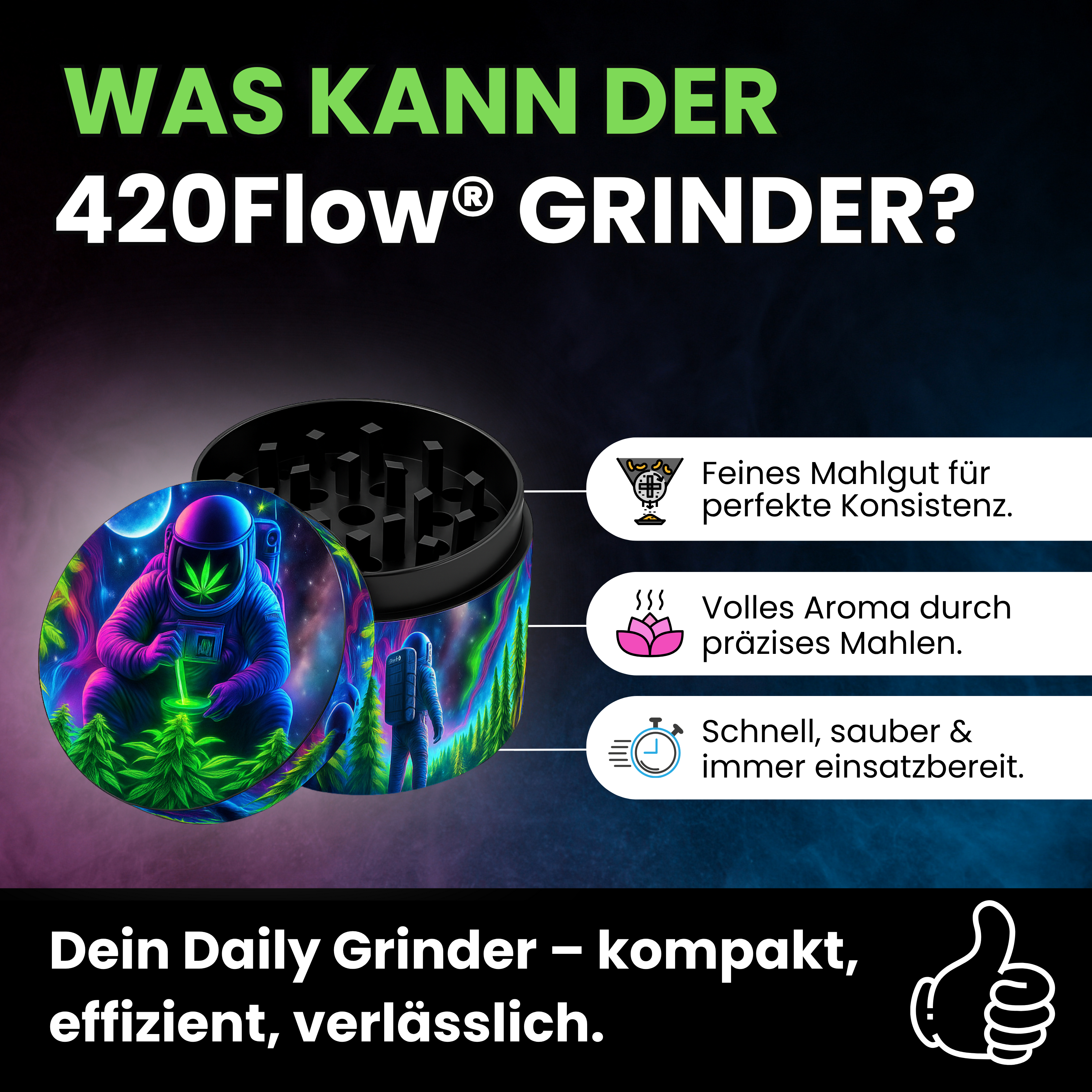 Der Mixing Astronaut Grinder