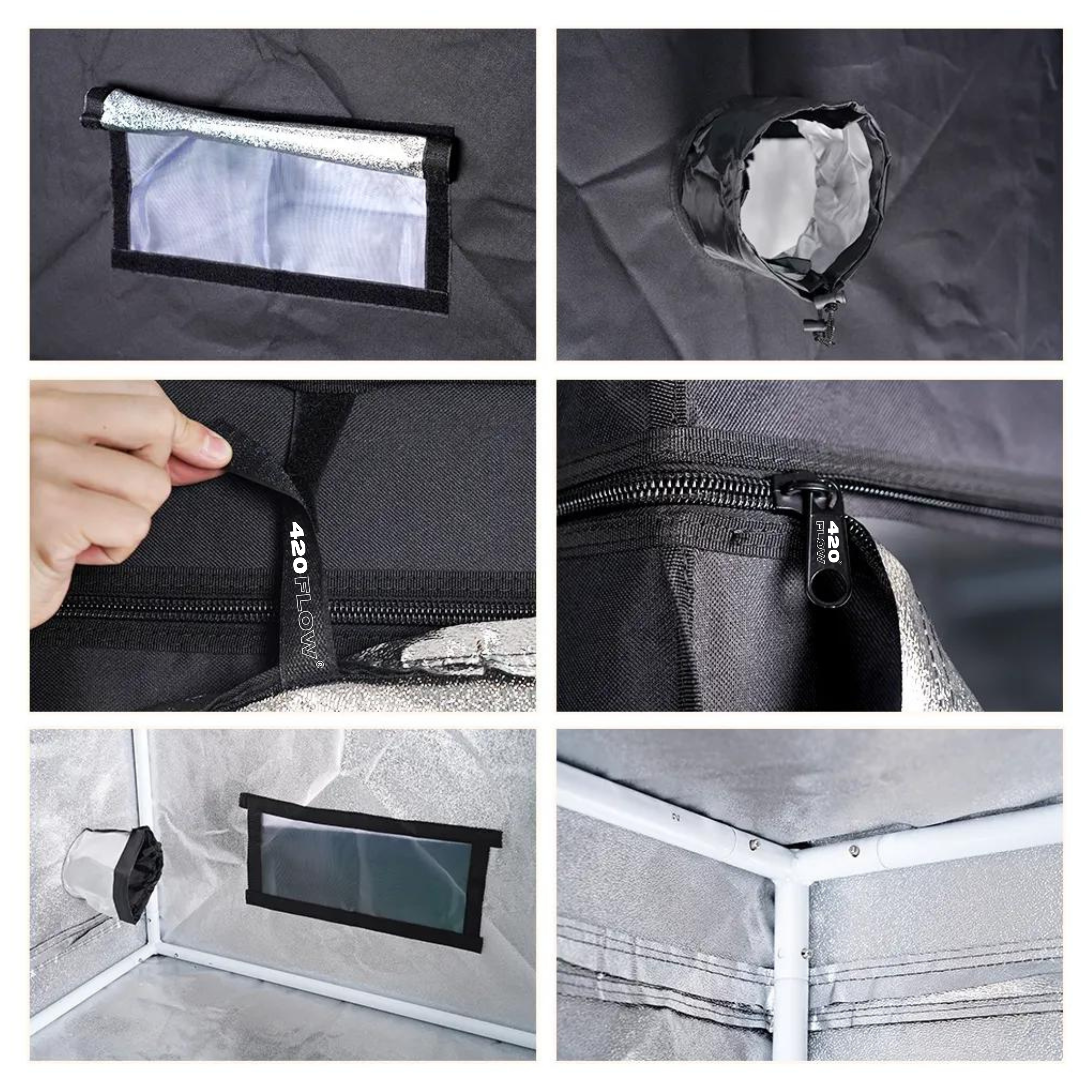 Die GrowBox Three 80x80x180cm
