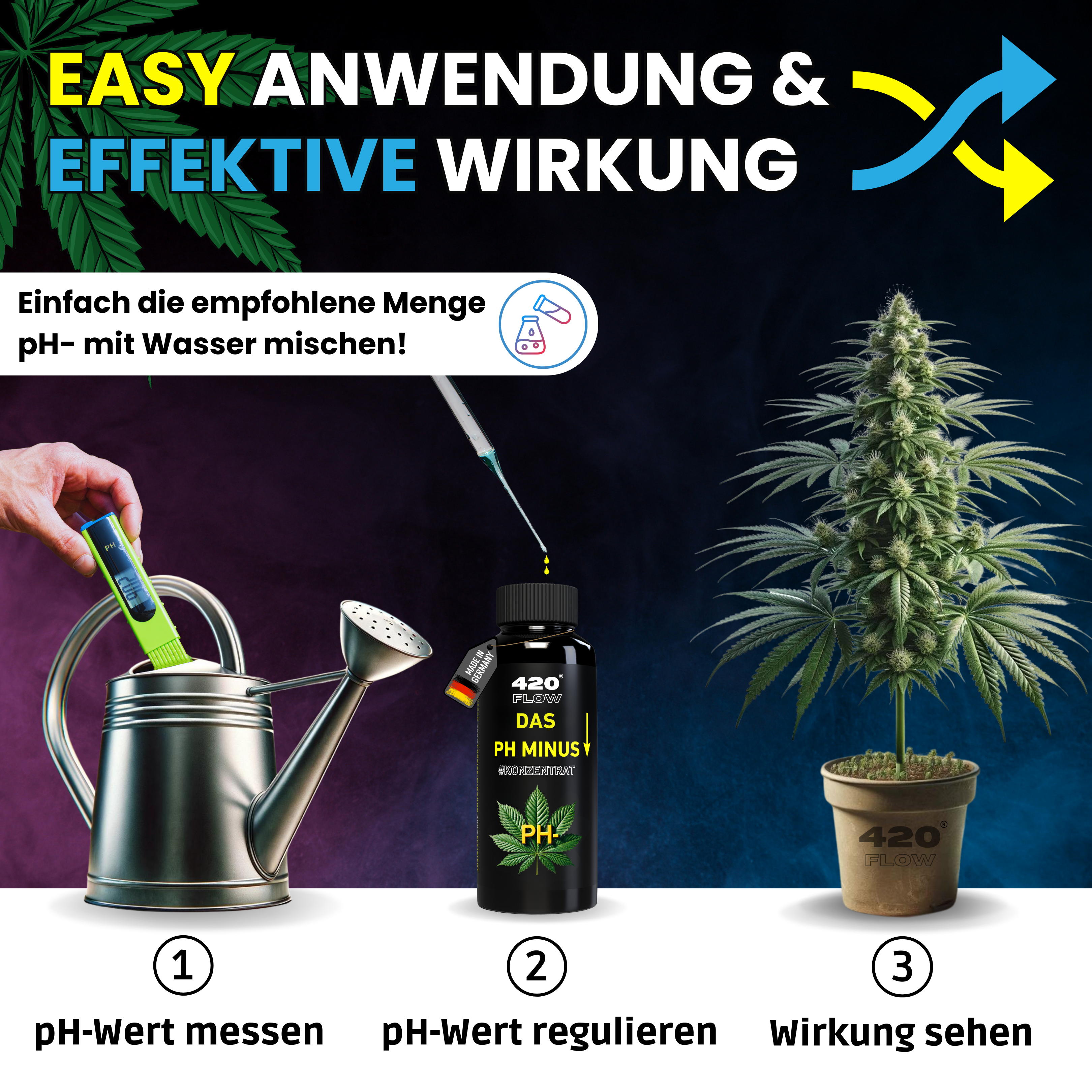 Das pH Minus & pH Plus Konzentrat Set