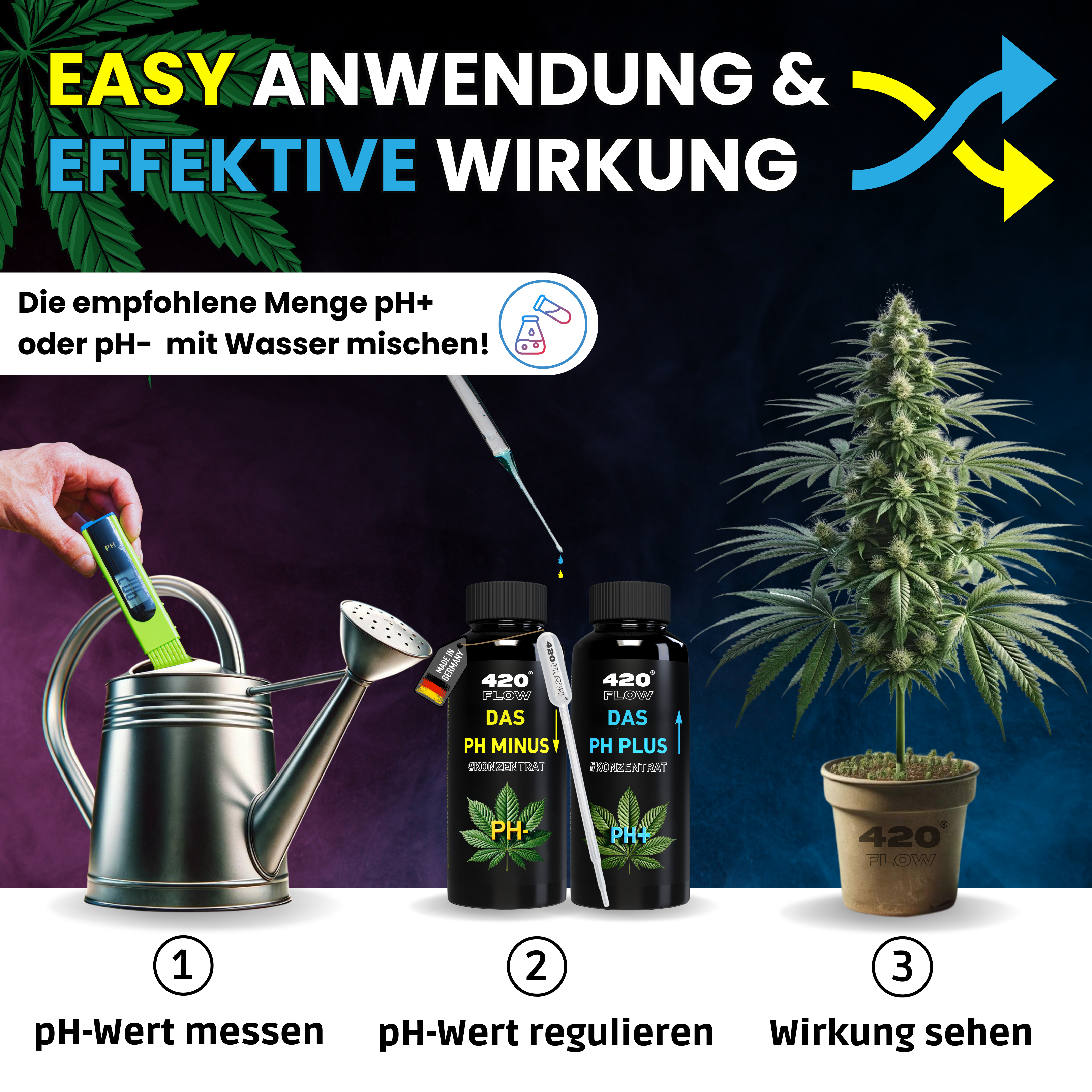 Das pH Minus & pH Plus Konzentrat Set