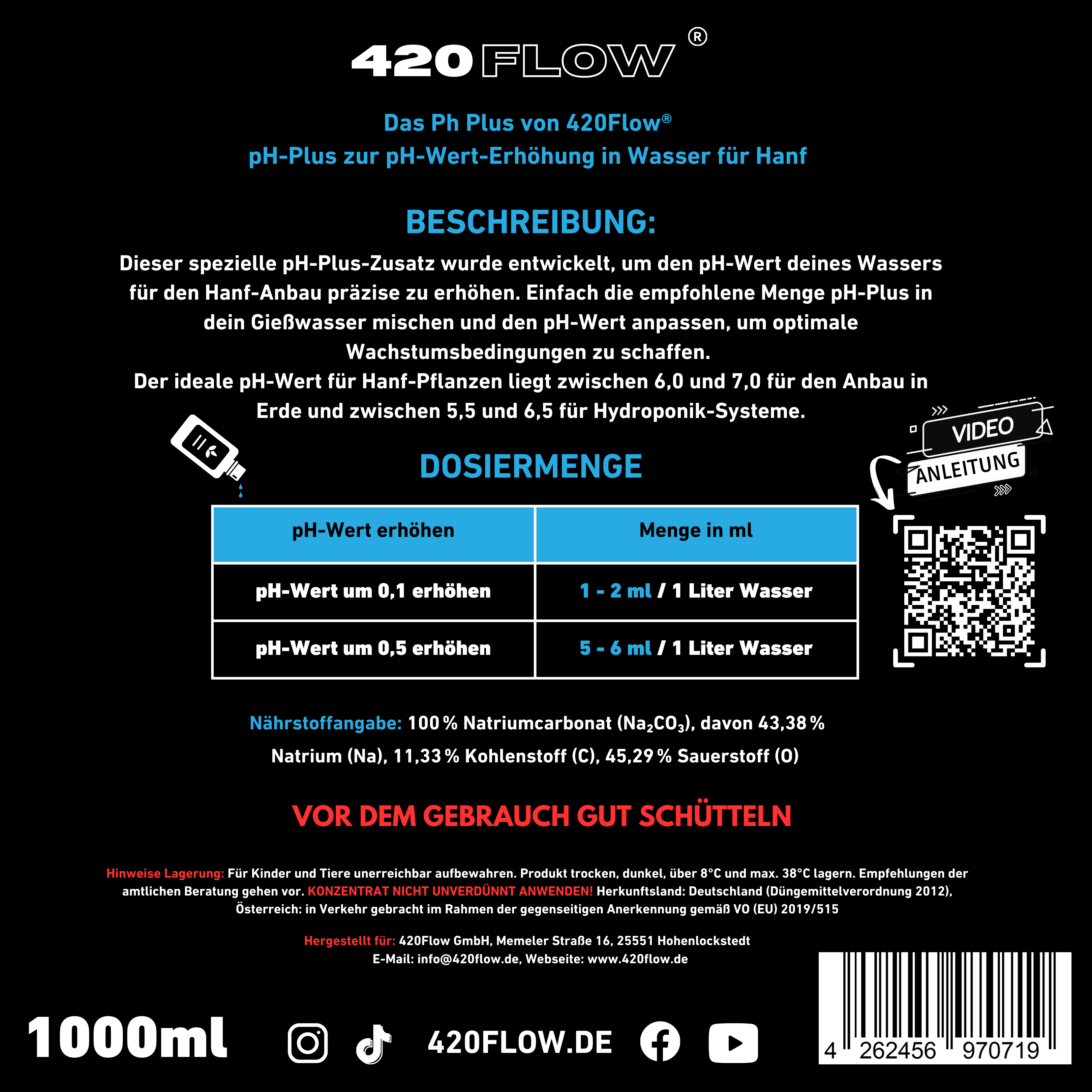 Das pH Minus & pH Plus Konzentrat Set