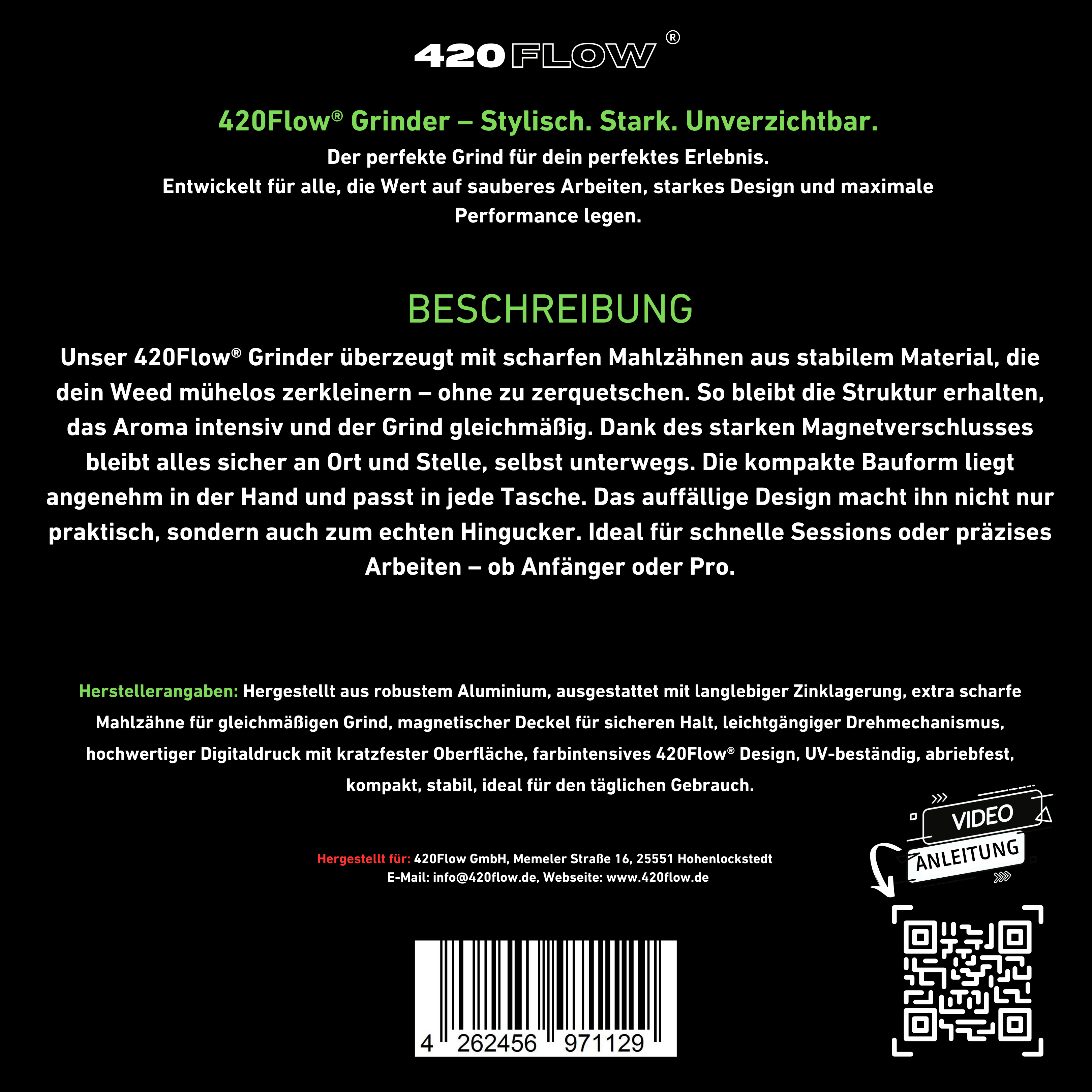 Der Smoking Astronaut Grinder