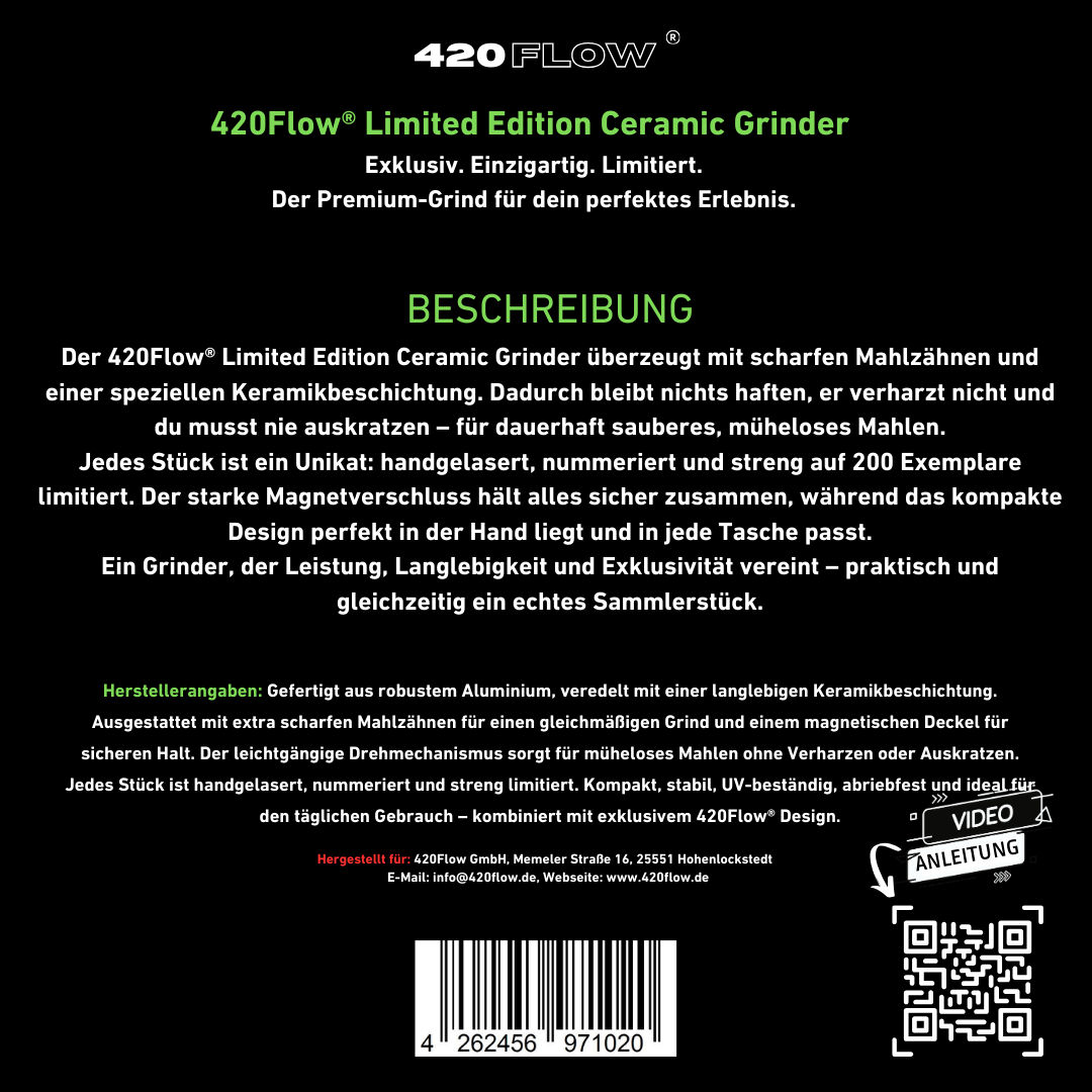 Der Limited Edition Ceramic Grinder