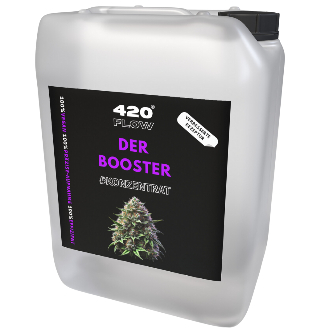420flow Booster im 5 L-Kanister – hochkonzentrierter Cannabisdünger mit verbesserter Rezeptur für starke Blüten