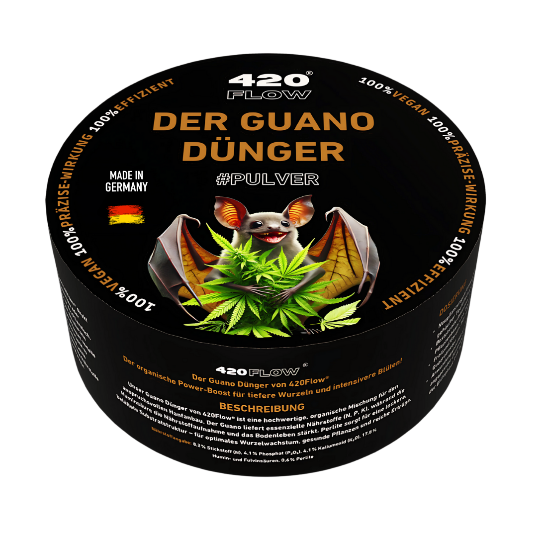 420Flow Guano Dünger – Organischer NPK-Pulverdünger für Cannabis