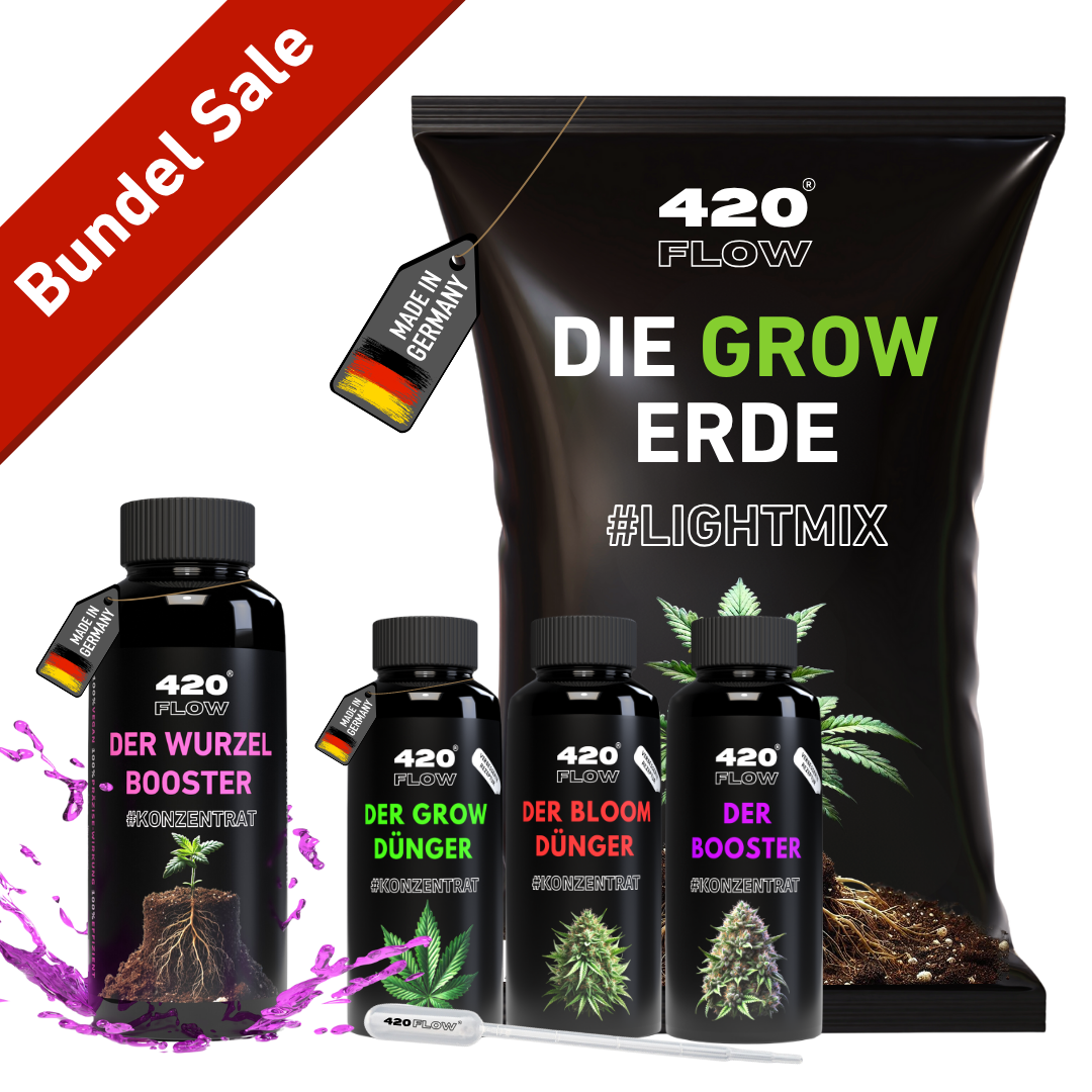 3er Set + Wurzelbooster + Grow Erde