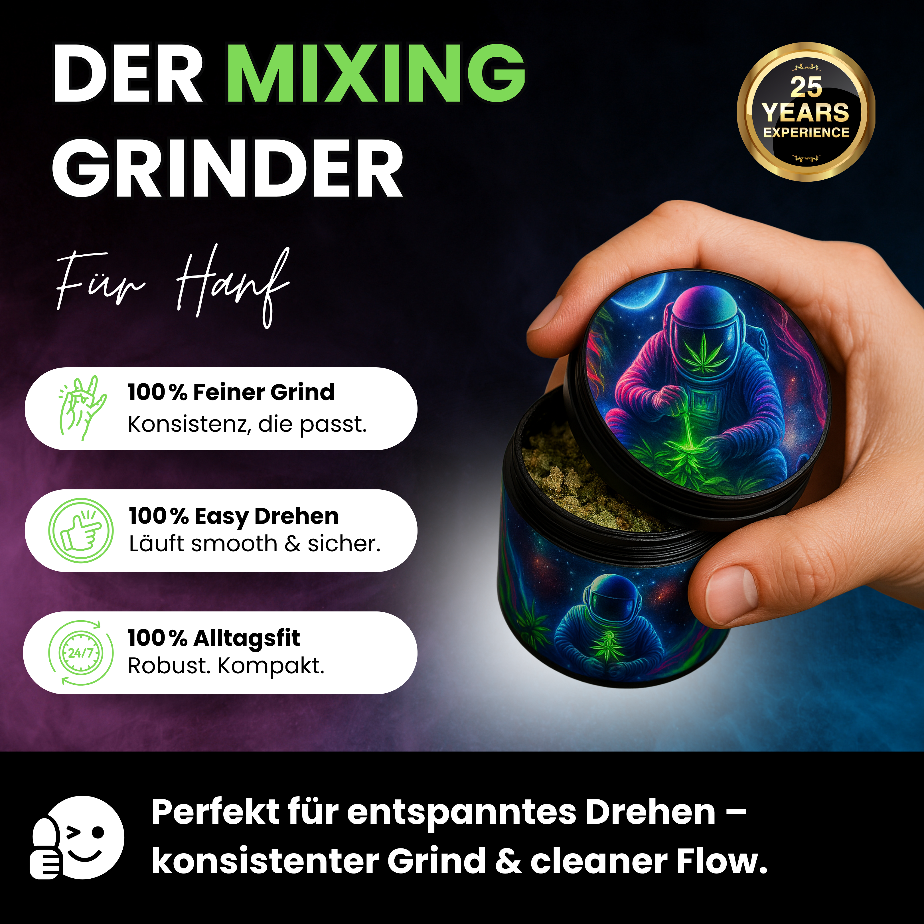 Der Mixing Astronaut Grinder