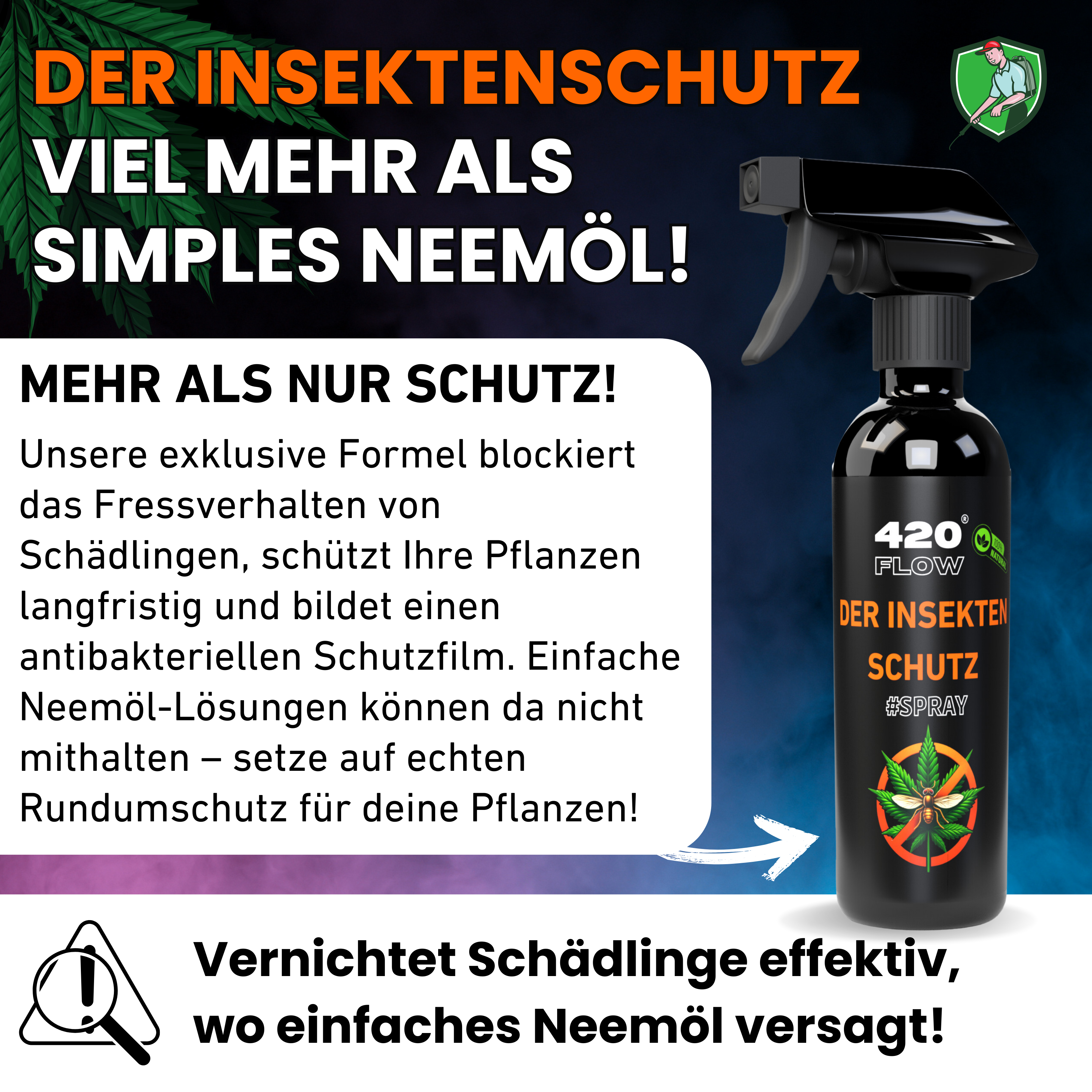 Der Insektenschutz - Neemöl Spray