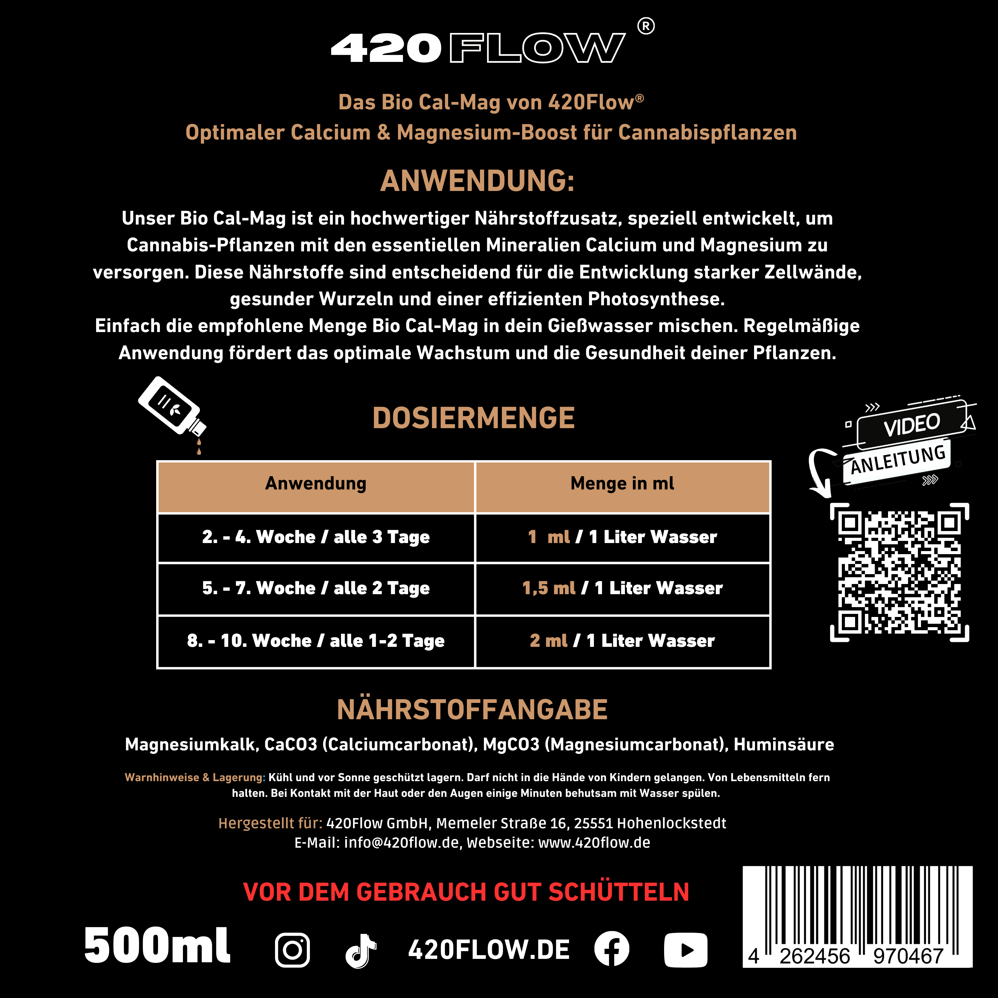 Das Bio CalMag - Calcium- und Magnesium