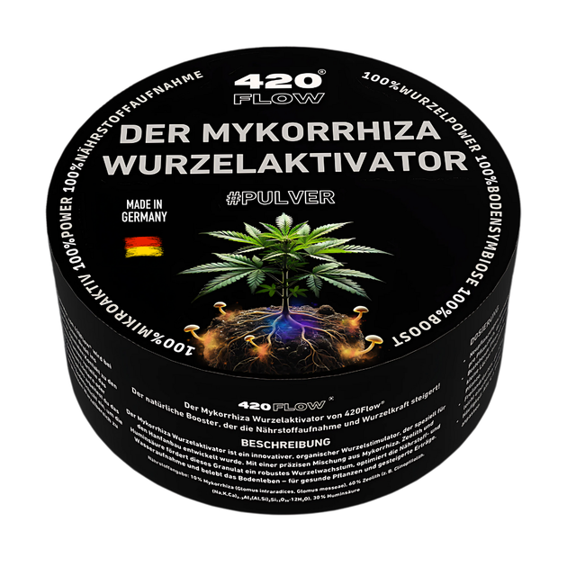Cannabis Mykorrhiza Wurzelaktivator Pulver von 420Flow – verbessert Nährstoffaufnahme & Wurzelkraft